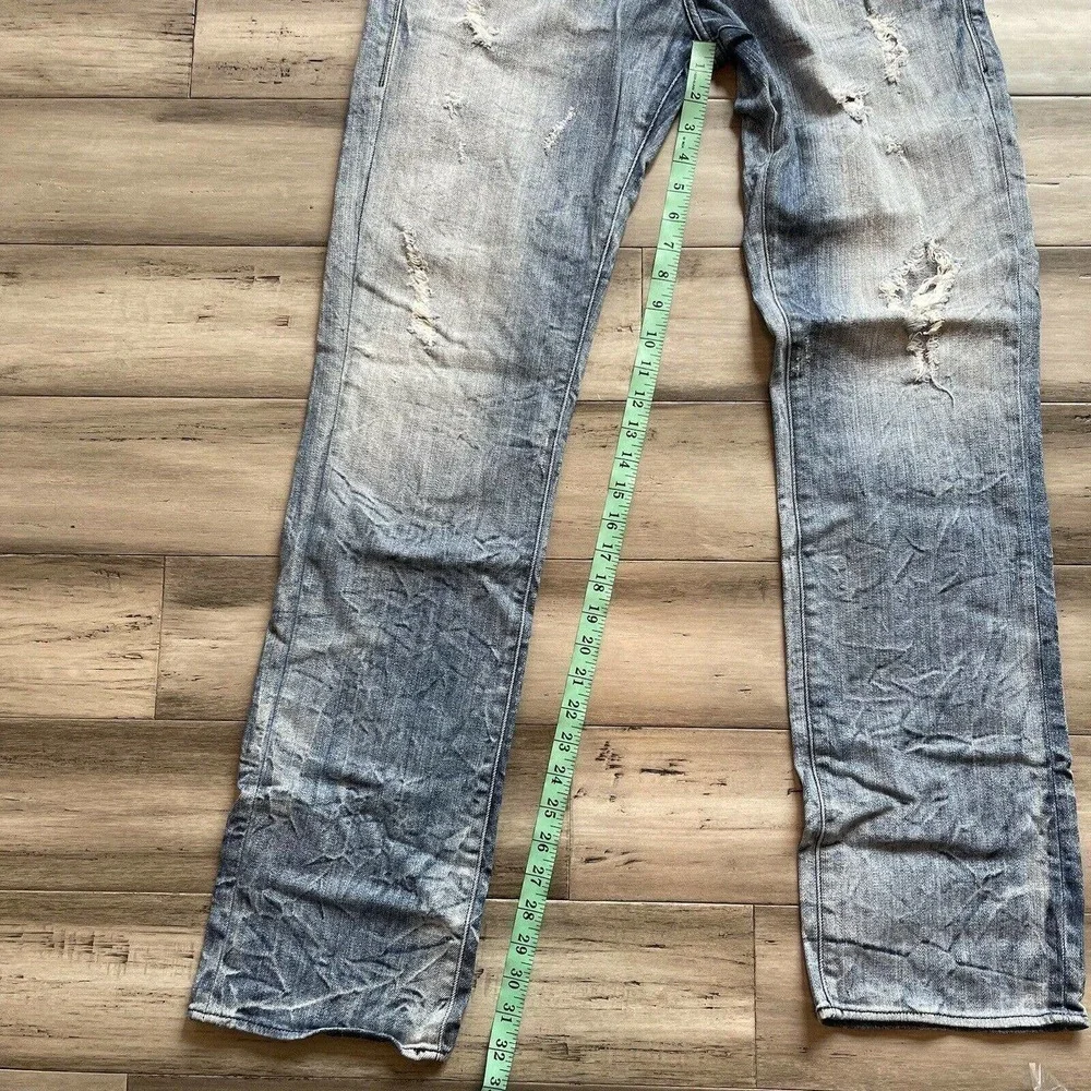 Men's Rock & Republic Vaughn Jeans Distressed Straight Leg Size 33